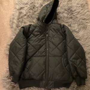 Men’s thick hooded puffer jacket